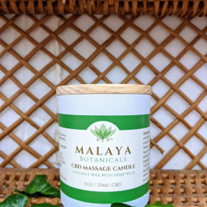 Malaya Botanicals -CBD Massage Candle